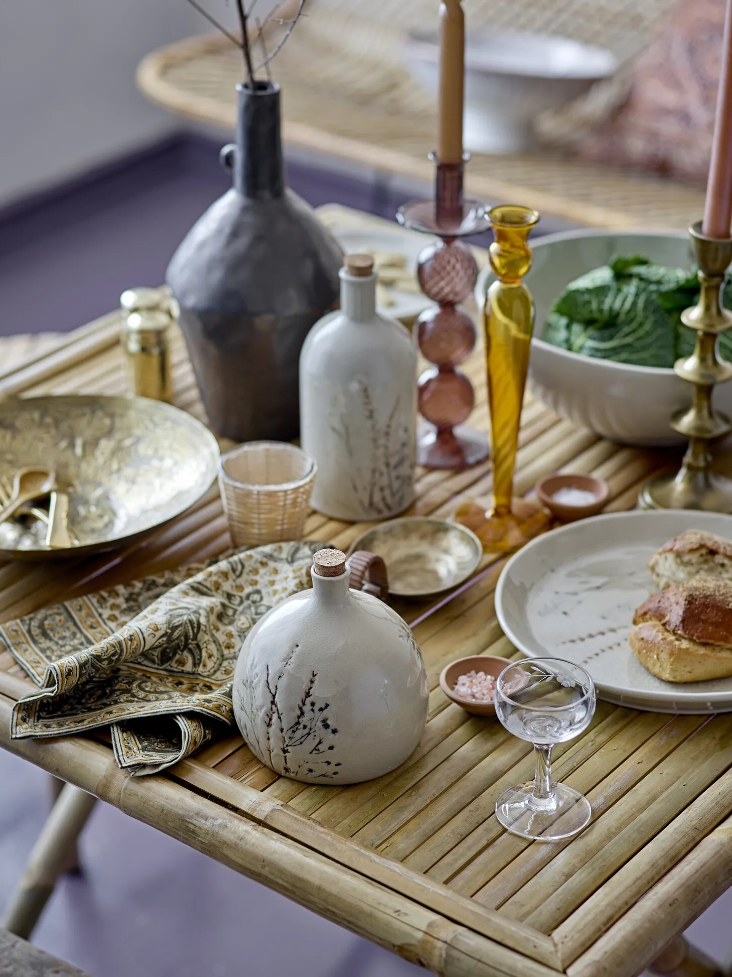 Bloomingville Aardewerk serveerbord Bea Nature Fashion
