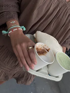 Les Soeurs Armband Fria Stone Natural Discount