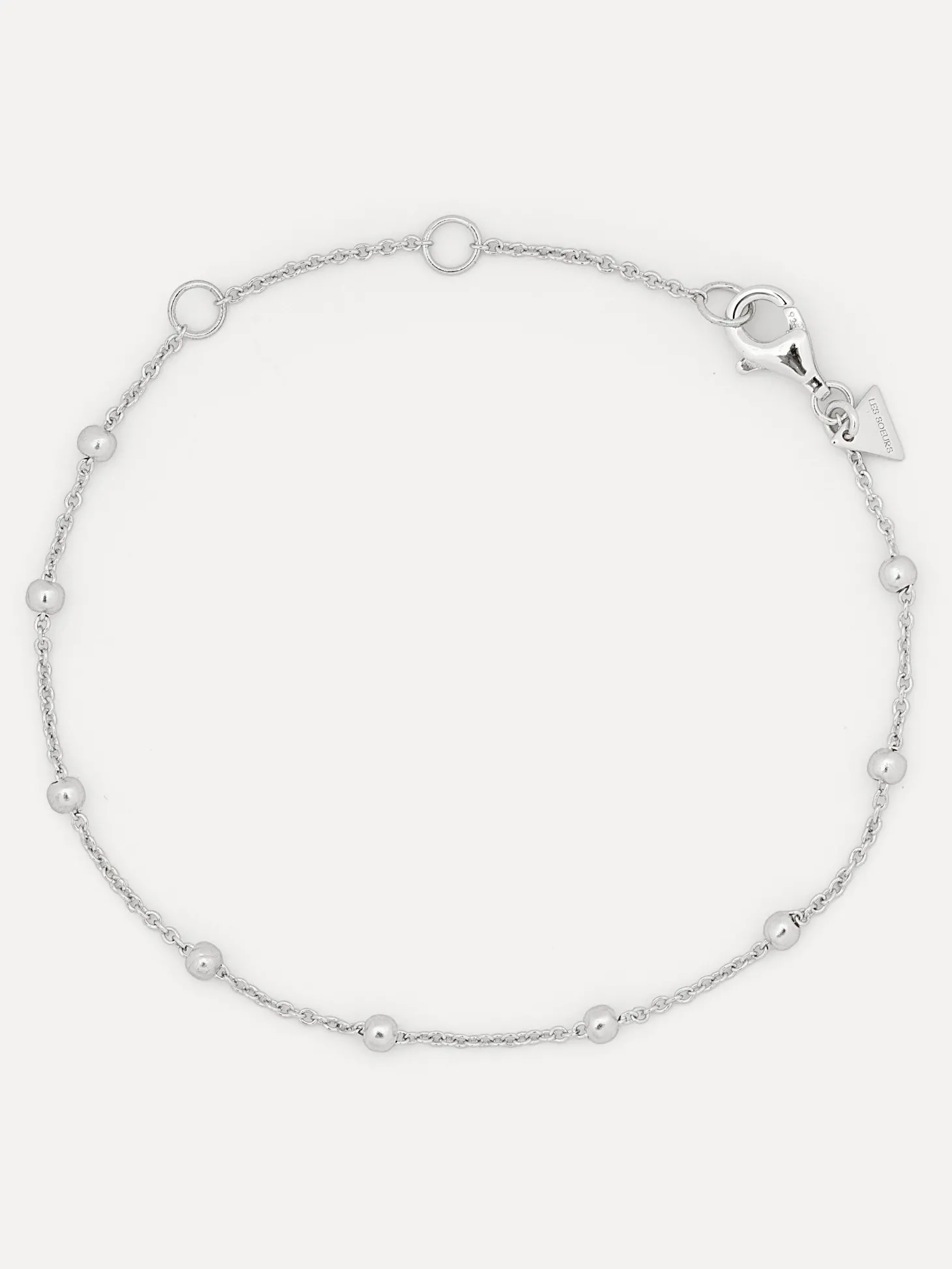 Les Soeurs Armband Hugo Dots Silver New