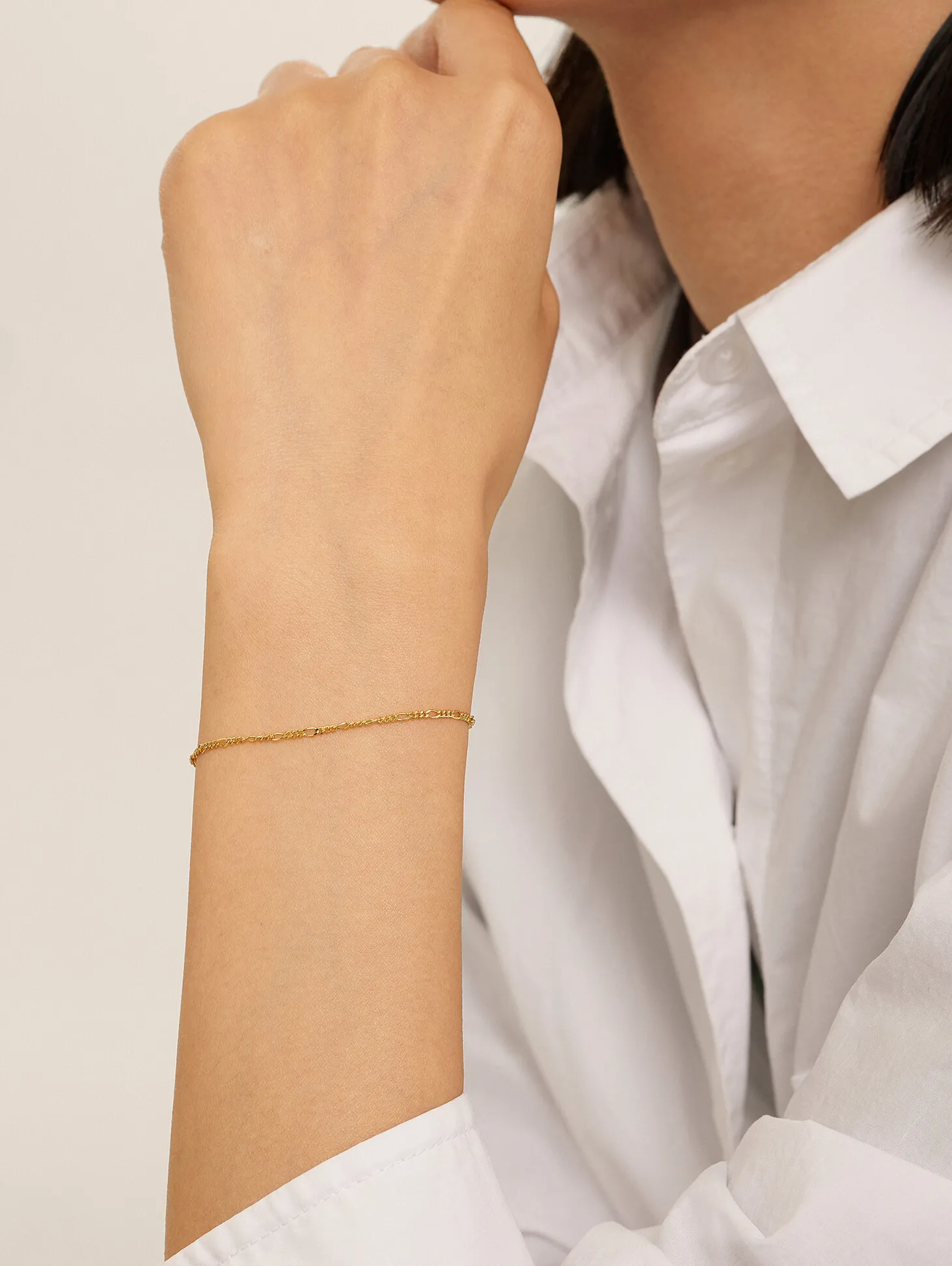 Les Soeurs Armband Hugo Figaro Gold Outlet
