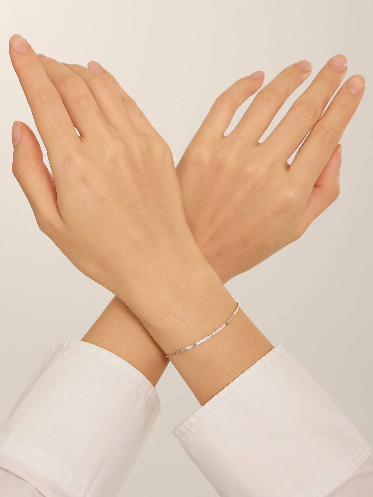 Les Soeurs Armband Hugo Snake Chain Silver Discount