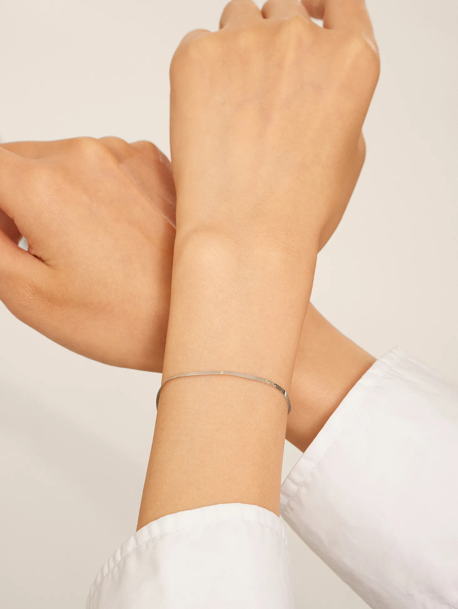 Les Soeurs Armband Hugo Snake Chain Silver Discount