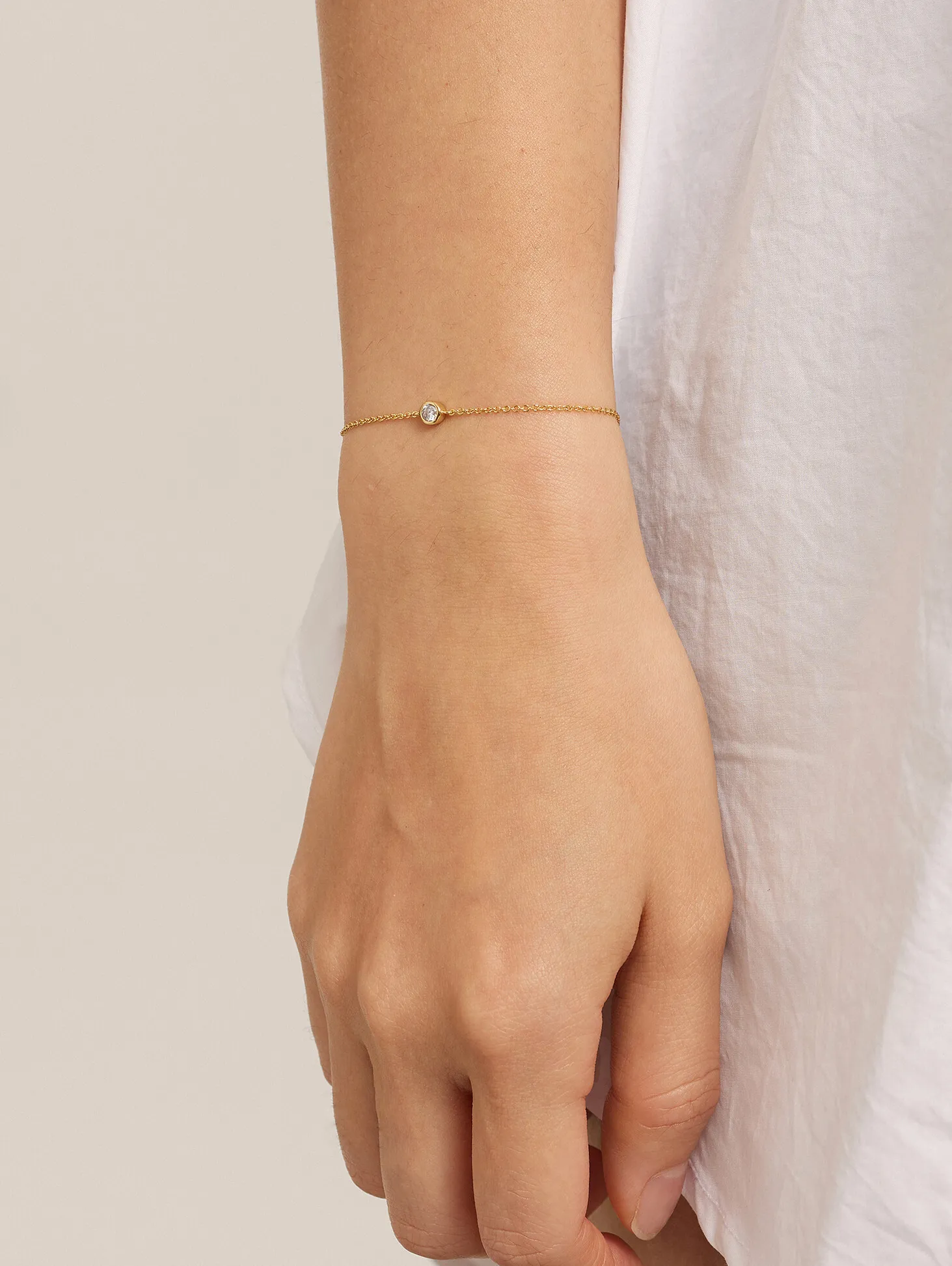 Les Soeurs Armband Hugo Strass Gold Discount