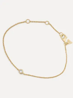 Les Soeurs Armband Hugo Strass Gold Discount