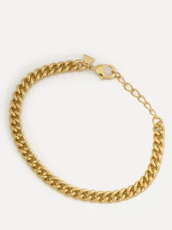 Les Soeurs Armband Mara Curb Chain Gold Outlet