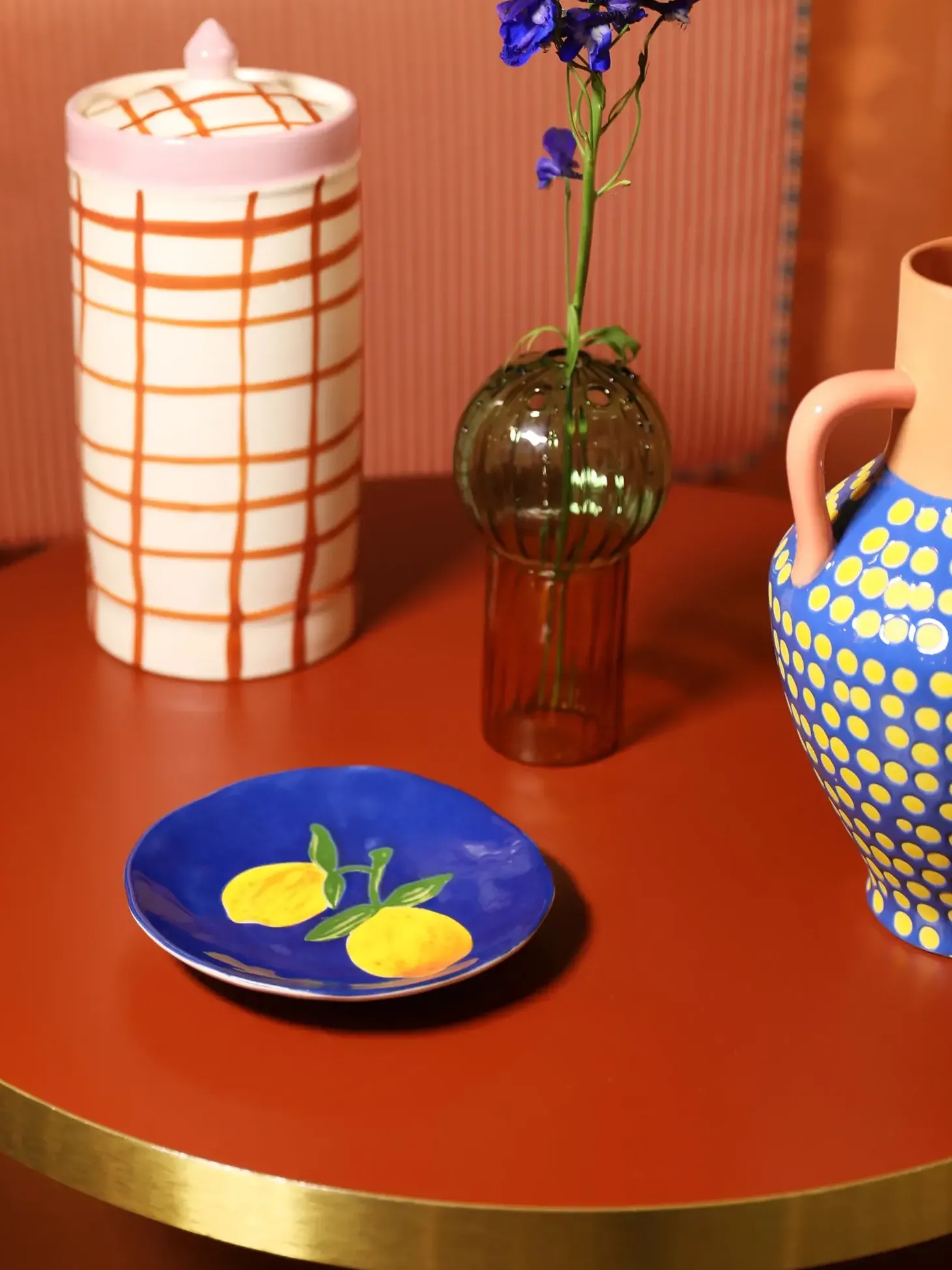 &klevering Bordenset Lemon Full+Colour+Set+of+4 Clearance