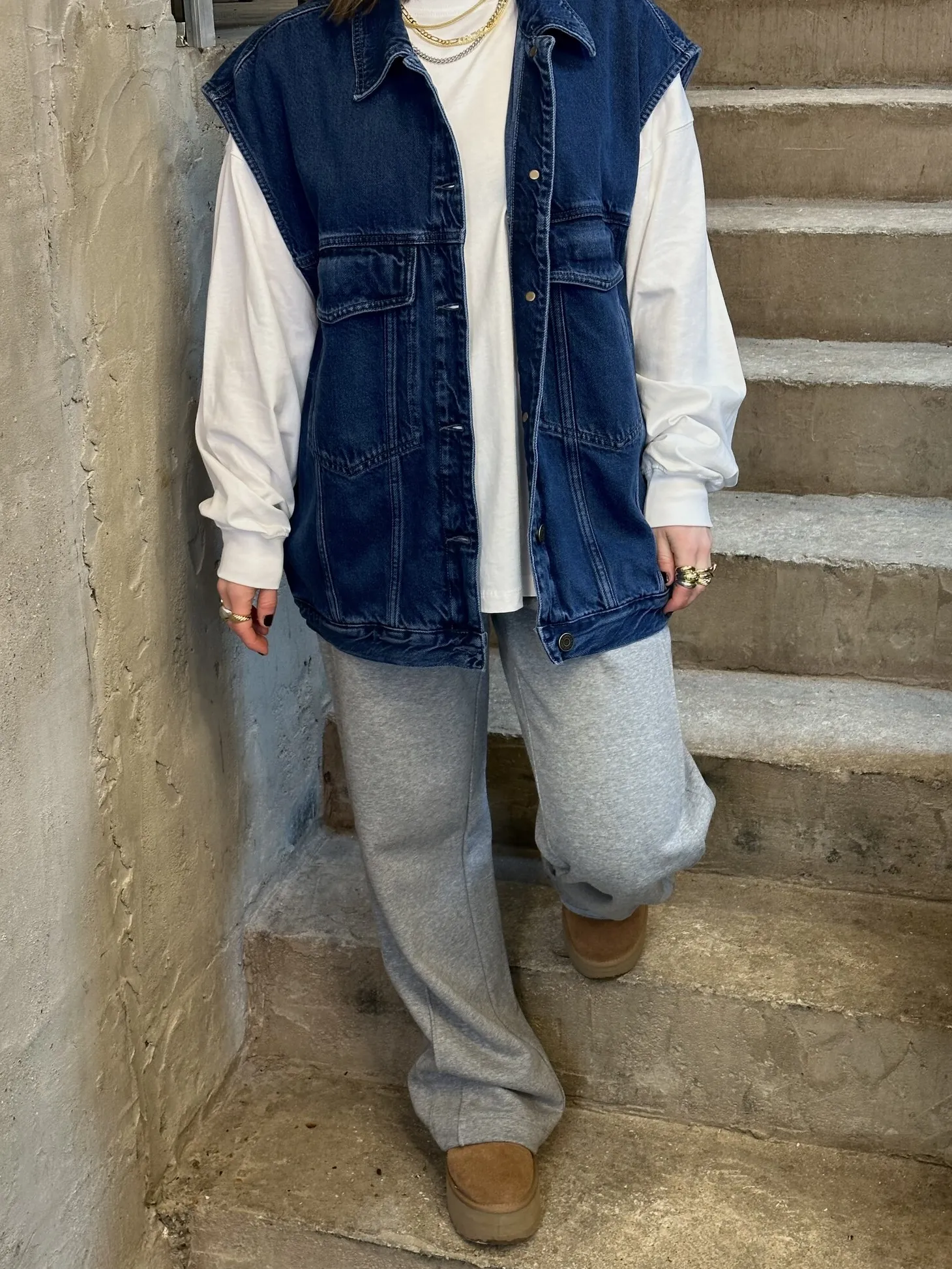 MBYM Broek Pica Tarrant Medium+Grey+Melange Fashion