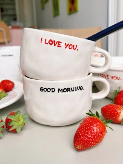 Anna + Nina Cappuccino Mok I+Love+You Clearance