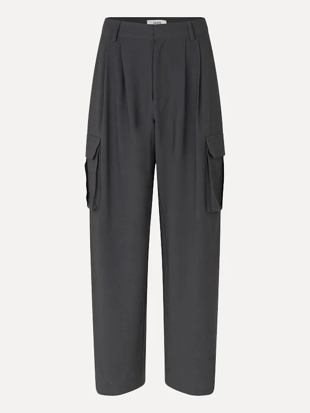 MBYM Cargo broek Valo Willah Charcoal+Melange Outlet