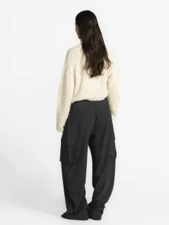 MBYM Cargo broek Valo Willah Charcoal+Melange Outlet