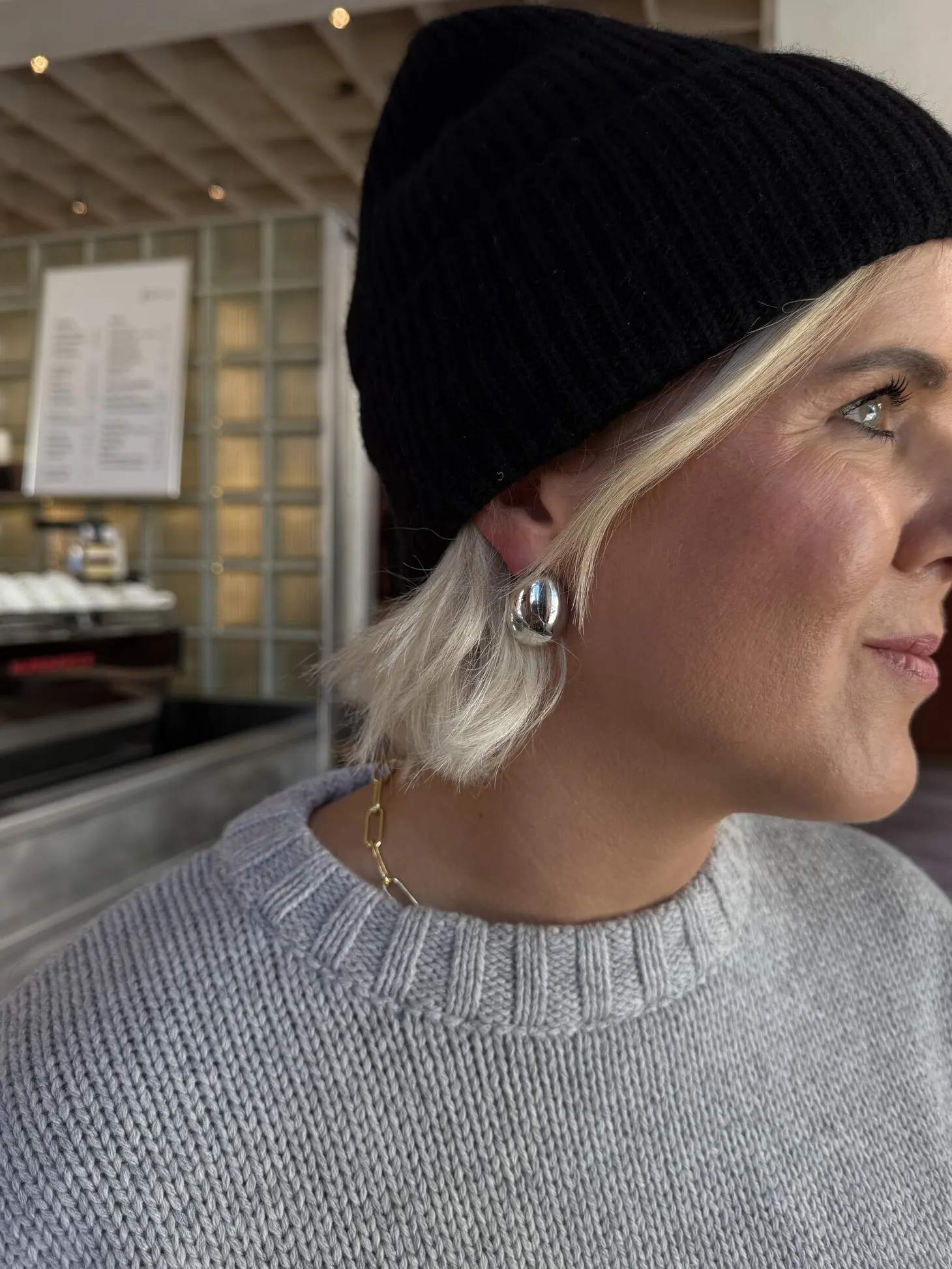 Les Soeurs Cashmere Beanie Pixie Black Sale