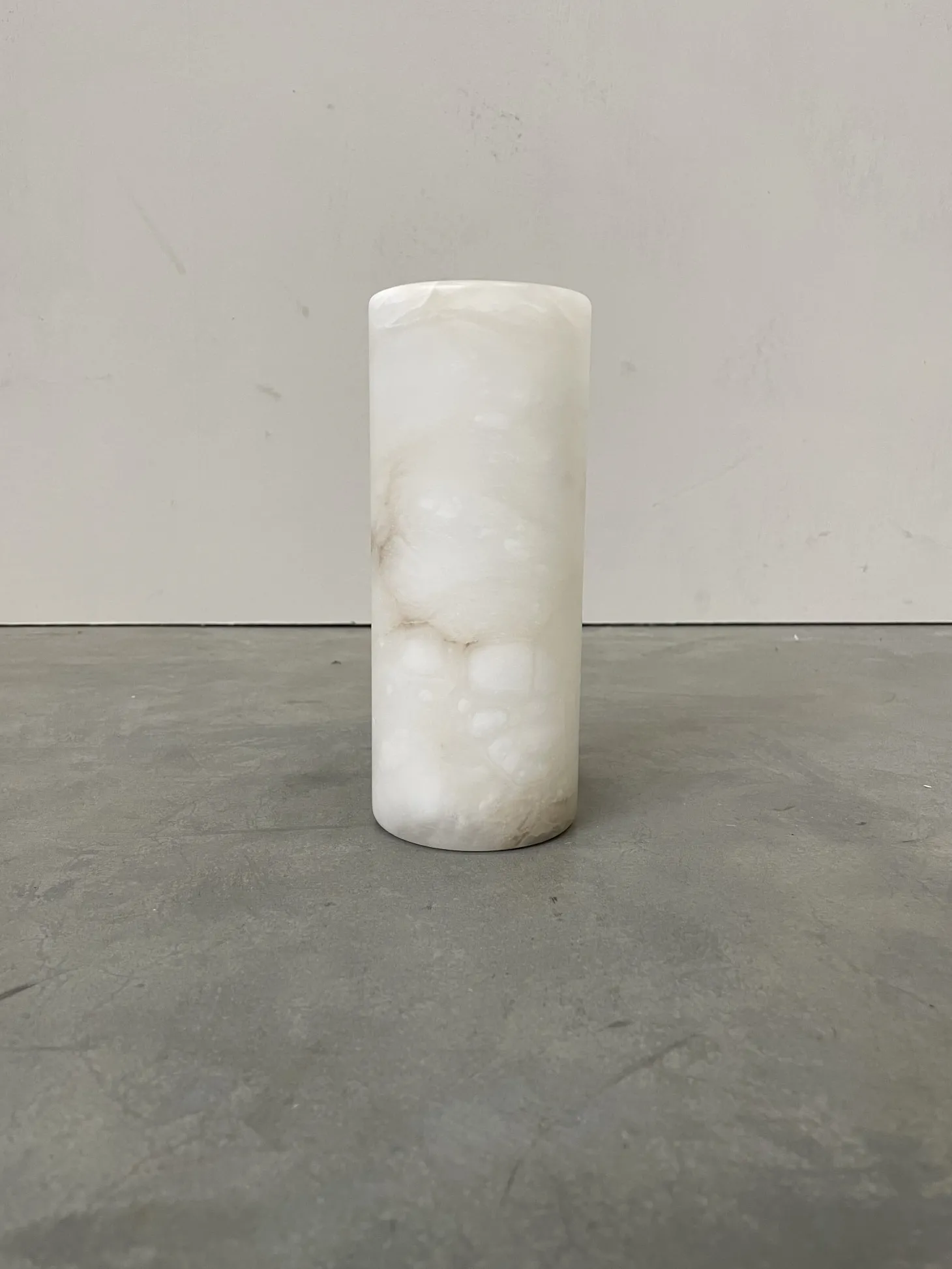 Les Soeurs Cylinder Alabaster Waxinelichthouder (large) White Best