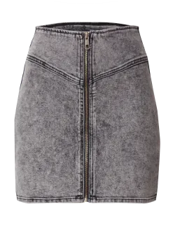 Edited Denim mini-rok Sadie Black+Grey Fashion