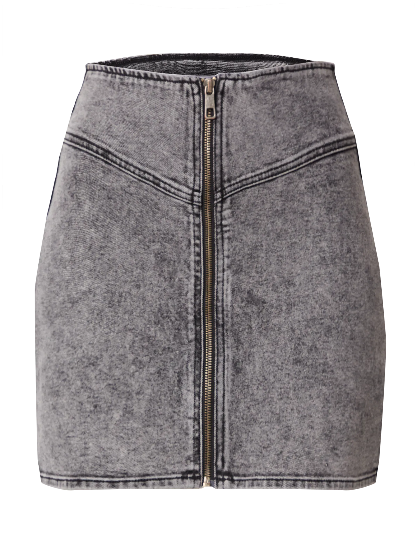 Edited Denim mini-rok Sadie Black+Grey Fashion