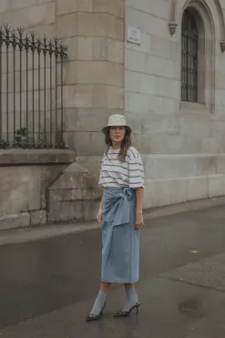 Les Soeurs Denimrok met strik Naomi Denim+Blue Best