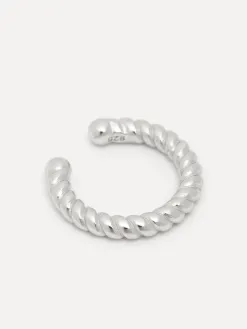 Les Soeurs Ear Cuff June Twisted Silver Outlet