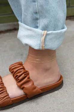 Les Soeurs Enkelbandje Helle Basic Gold Hot