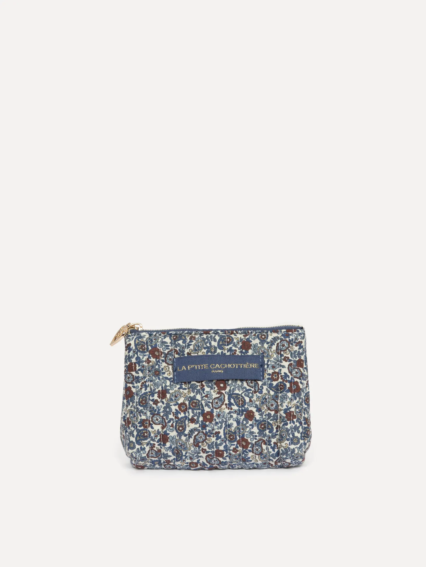 Le Marais Gebloemde pouch Iza BlueBurgundy Discount