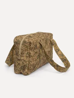 Le Marais Gebloemde shopper Indie OchreGreen Clearance
