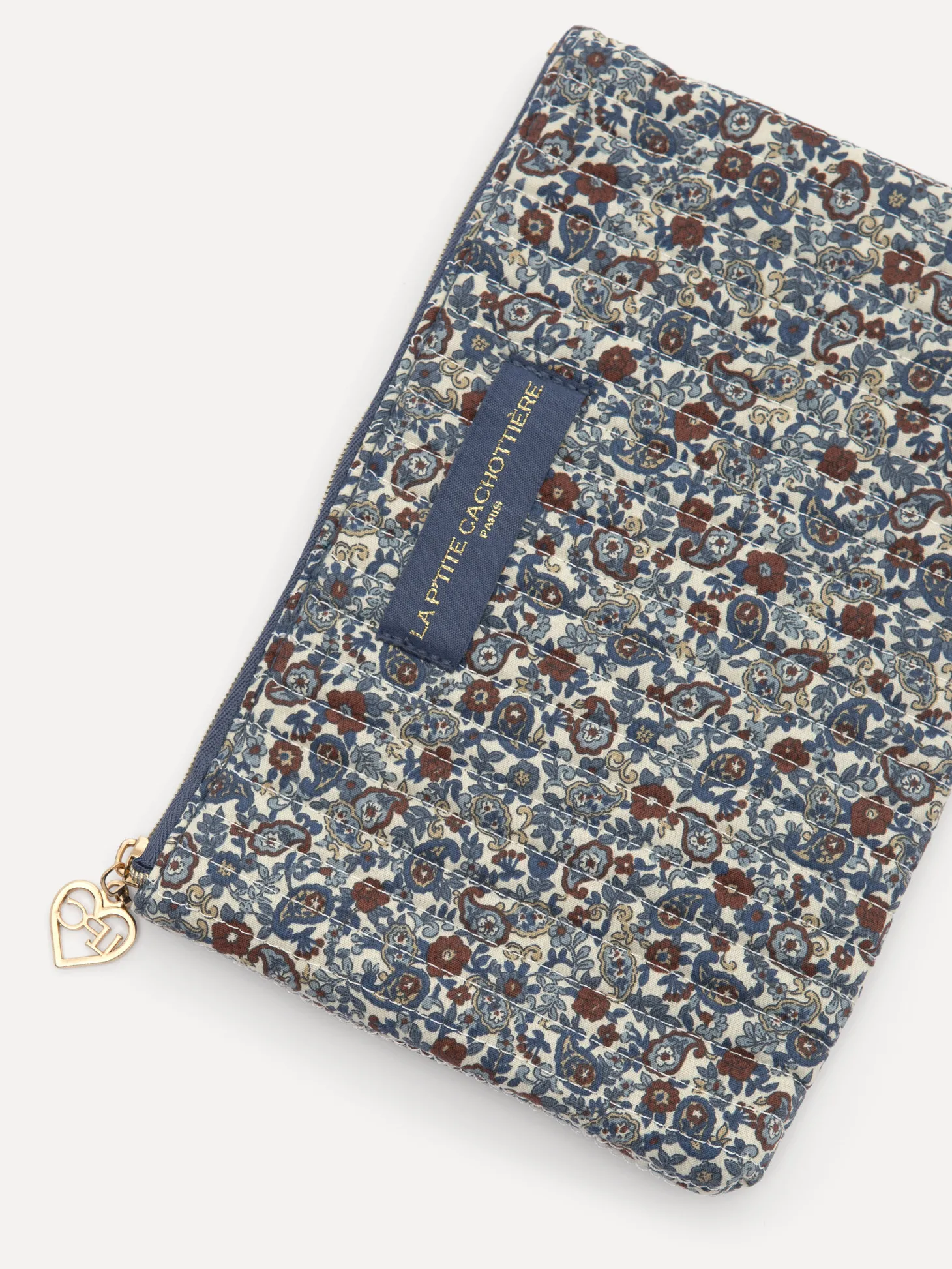 Le Marais Gebloemde toilettas Iza BlueBurgundy Clearance