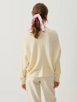 American Vintage Gebreide pull Damsville Pannacotta+Chine Fashion