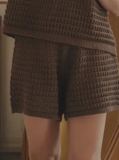 Les Soeurs Gehaakte short Yuki Brown Online