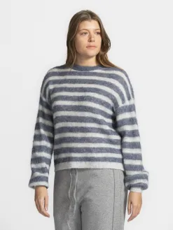 American Vintage Gestreepte sweater Nenybay Polaire+chine+raye+tornade+chine Clearance