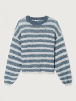 American Vintage Gestreepte sweater Nenybay Polaire+chine+raye+tornade+chine Clearance