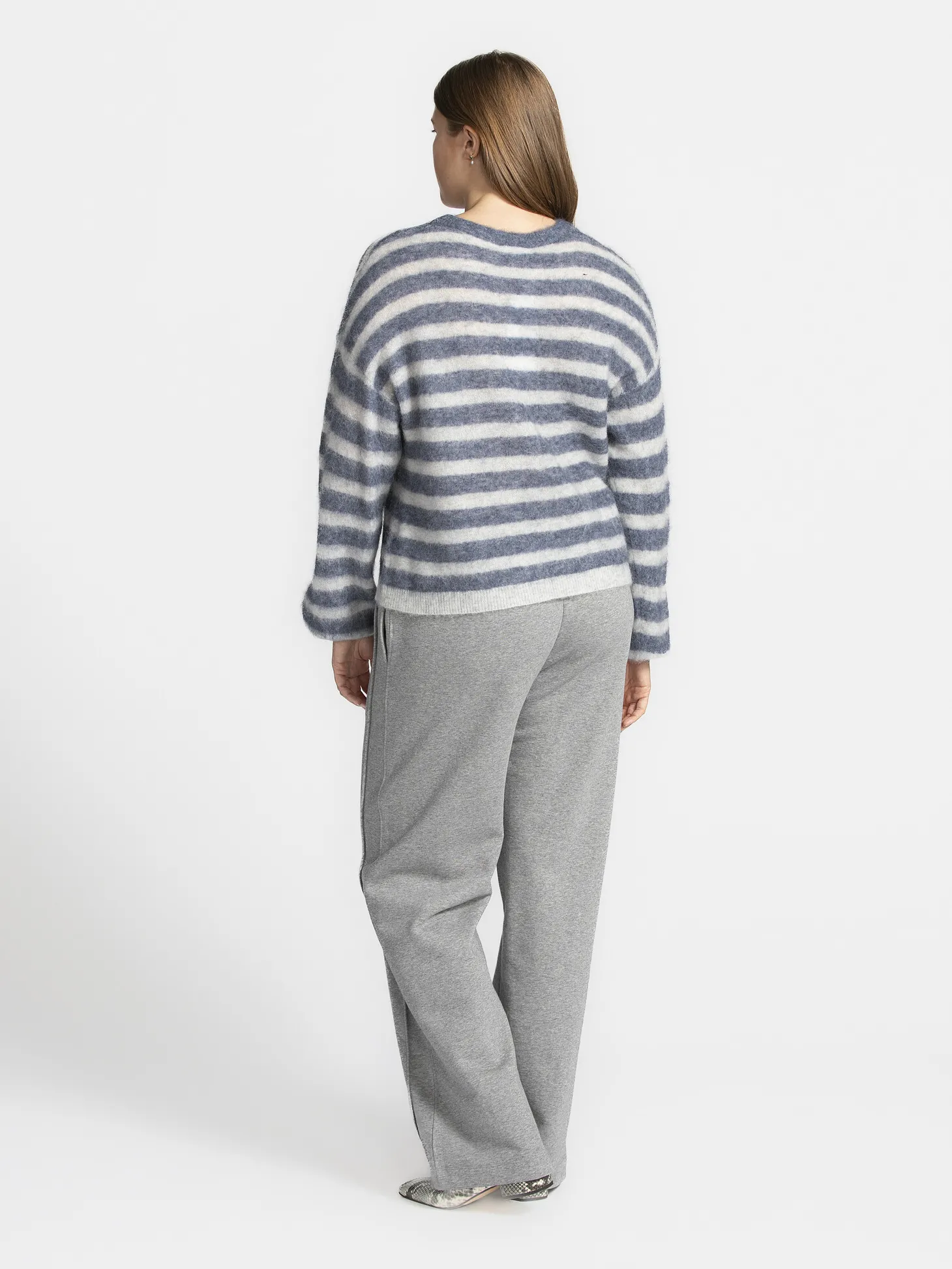 American Vintage Gestreepte sweater Nenybay Polaire+chine+raye+tornade+chine Clearance