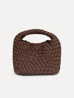 Le Marais Gevlochten tas Rosy Camel Outlet