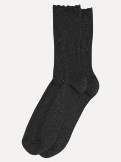 MP Denmark Glittersokken Julia Black Outlet