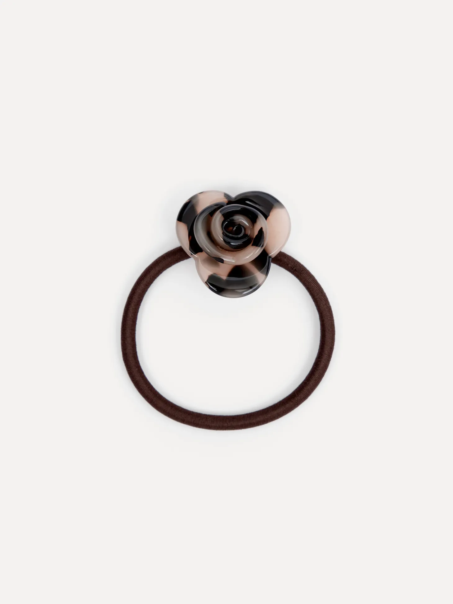 Les Soeurs Haarelastiek resin bloem Light+Tortue Best