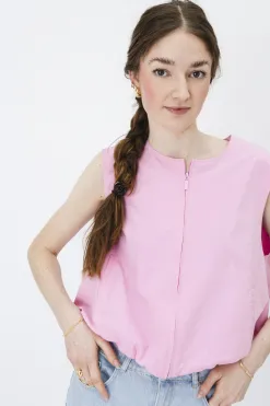 Les Soeurs Haarelastiek resin bloem Brown Fashion