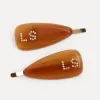 Les Soeurs Haarschuivers set resin Amber+Strass Online