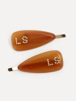 Les Soeurs Haarschuivers set resin Amber+Strass Online