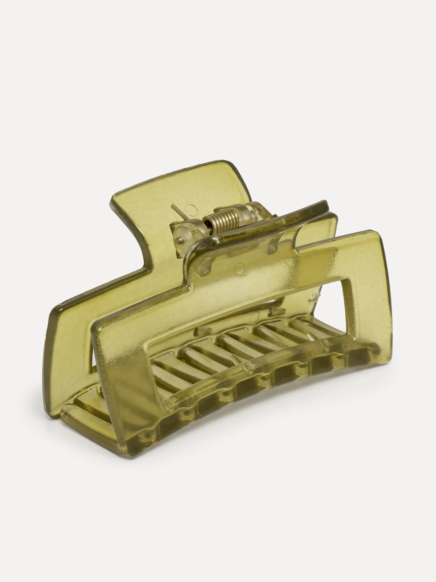 Les Soeurs Hair Clip Rectangle Olive Online