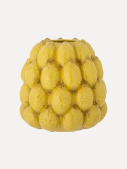 Bloomingville Handgemaakte Vaas Limone Yellow Fashion