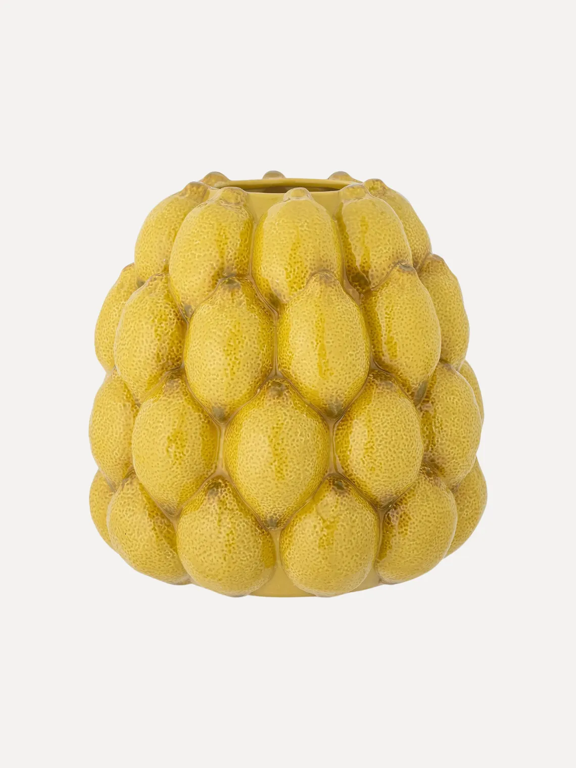Bloomingville Handgemaakte Vaas Limone Yellow Fashion