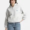 American Vintage Hoodie met rits Hoktown Polaire+Chine Fashion