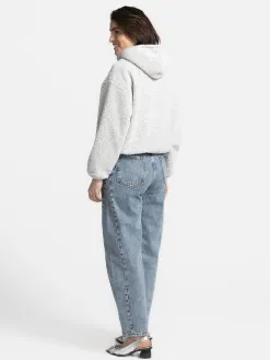 American Vintage Hoodie met rits Hoktown Polaire+Chine Fashion