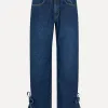 MBYM Jeans met strik Katha Middle+Blue+Wash New