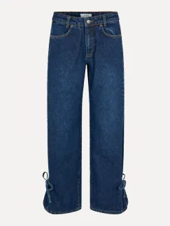 MBYM Jeans met strik Katha Middle+Blue+Wash New