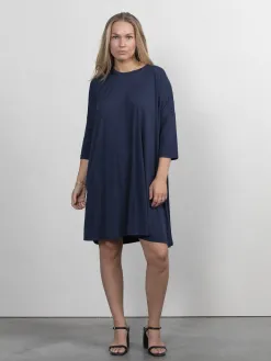 Les Soeurs Jersey jurk Amy Navy Outlet