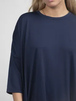 Les Soeurs Jersey jurk Amy Navy Outlet