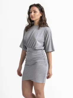 Edited Jurk Thivya Grey+Melange Best