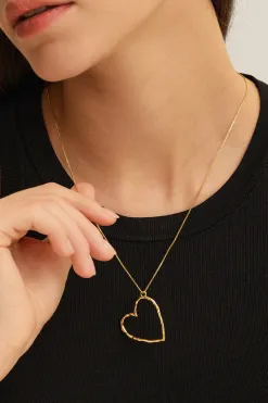 Les Soeurs Ketting Roni Heart Gold Outlet