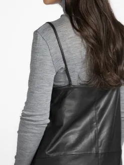 Edited Leren Mini-jurk Ellis Black Hot