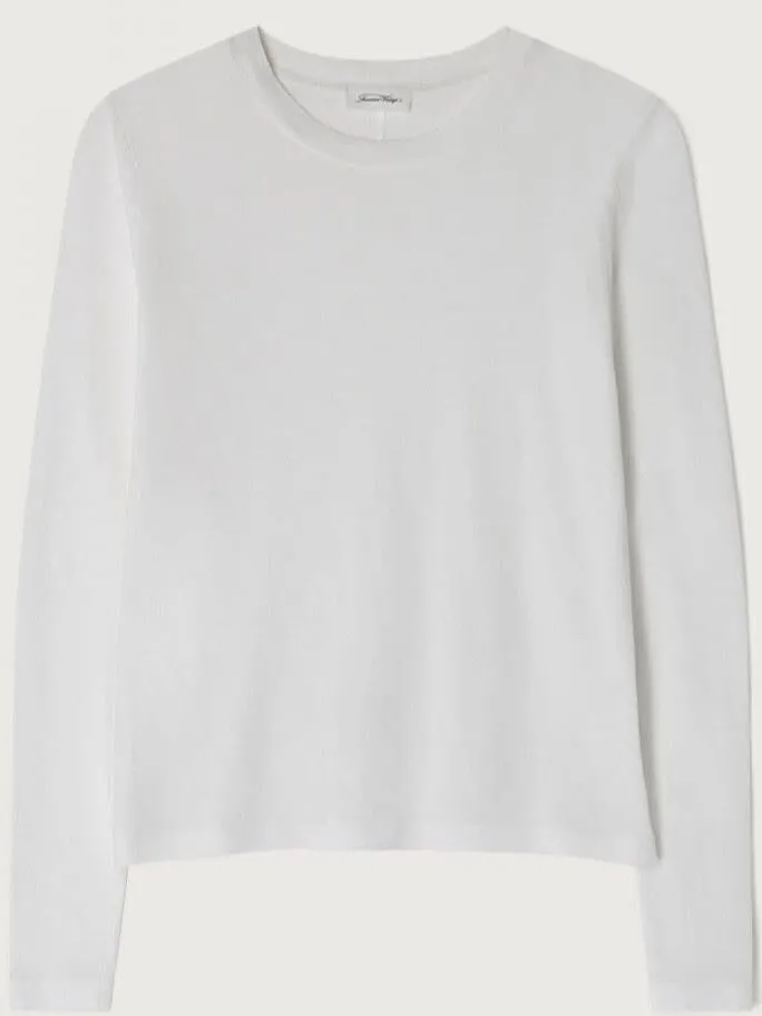 American Vintage Longsleeve Gamipy Blanc Best
