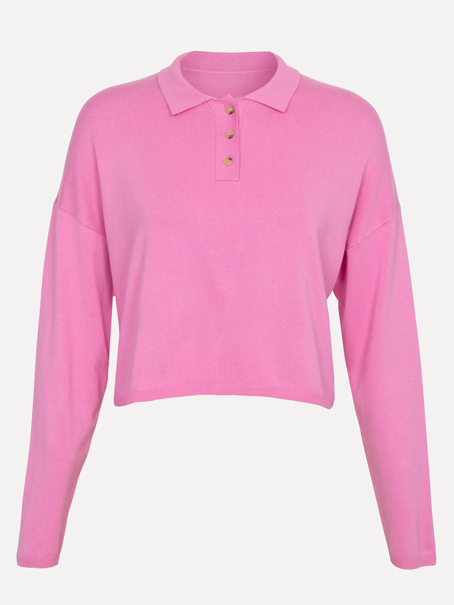 Les Soeurs Longsleeve polo Chris Pink New