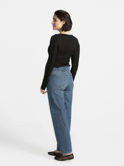 Edited Longsleeve top Halima Black Online